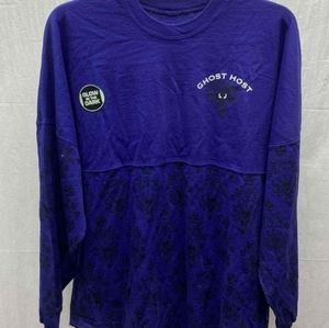 NWT Disney Purple Haunted Mansion Small Glow in the Dark Spirit Jersey